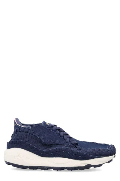 Nike Air Footscape Woven Woman Sneaker In Blue