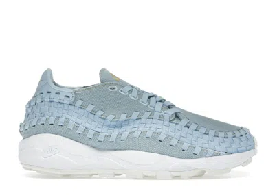 Pre-owned Nike Air Footscape Woven Washed (women's) Sneakers In Denim/wheat Gold/ice Blue