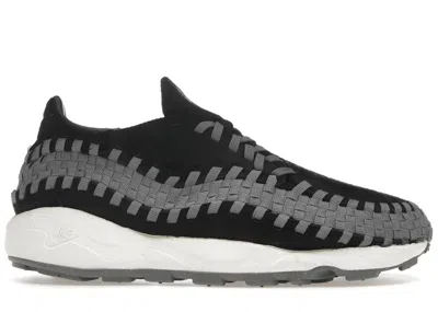 Pre-owned Nike Air Footscape Woven (women's) Sneakers In Black/smoke Grey/sail In Multi