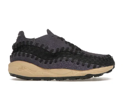 Pre-owned Nike Air Footscape Woven (women's) Sneakers In Dark Raisin/black/coconut Milk