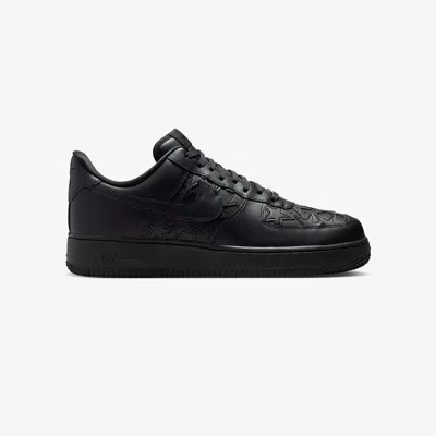 Nike Air Force 1 Low Lv8 Star-embossed Sneakers In Black