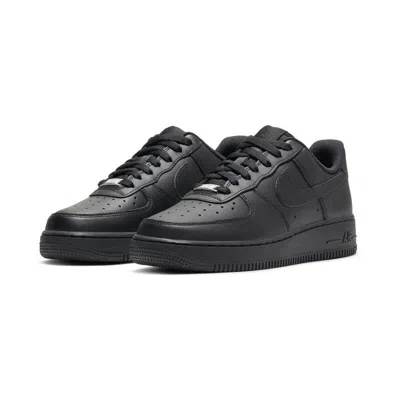 Nike Air Force 1 '07 'all Black' Women's Shoes