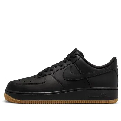 NIKE NIKE AIR FORCE 1 '07 'BLACK GUM'