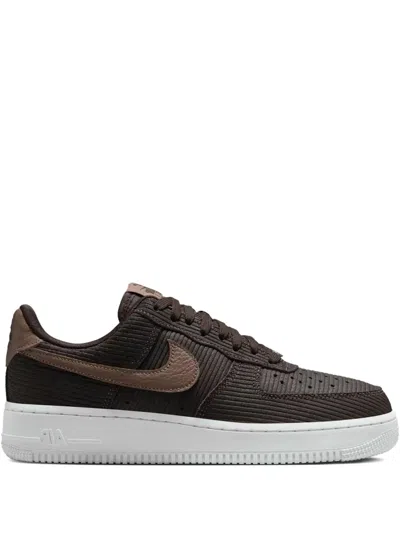 Nike Air Force 1 '07 Corduroy-effect Sneakers In Brown