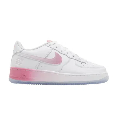 Pre-owned Nike Air Force 1 '07 Gs 'san Francisco Pack - Lotus Flower' | White | Kid's Size 5