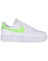 Nike Air Force 1 '07 "lime Green" Sneakers In White