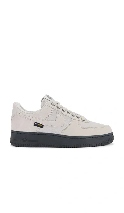 Nike Gray Air Force 1 '07 Sneakers In Lt Iron Ore/lt Iron