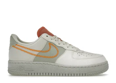 Pre-owned Nike Air Force 1 '07 Low Nh Next Nature (women's) Sneakers In Coconut Milk/light Curry/olive Aura