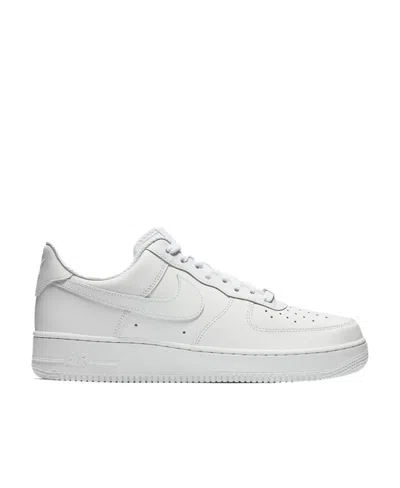 Nike Air Force 1 Low Retro Premium Leather Sneakers In White