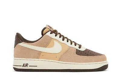 Pre-owned Nike Air Force 1 '07 Lv8 'baroque Brown' Fb8878-200 Men's Shoes In Hemp/coconut Milk/baroque Brown/sesame