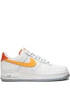 Nike Air Force 1 '07 Lv8 "be Kind" Sneakers In White/electro Orange