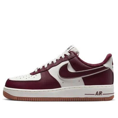 Nike Air Force 1 '07 Lv8 'college Pack - Night Maroon' In Burgundy