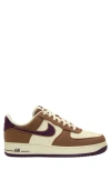 Nike Air Force 1  07 Lv8 Sneakers Light British Tan / Burgundy Crush In Maroon/beige