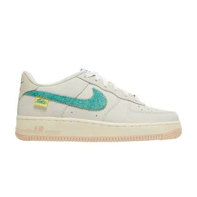 Pre-owned Nike Air Force 1 '07 Lv8 Gs 'test Of Time' | Cream | Kid's Size 5.5 In White