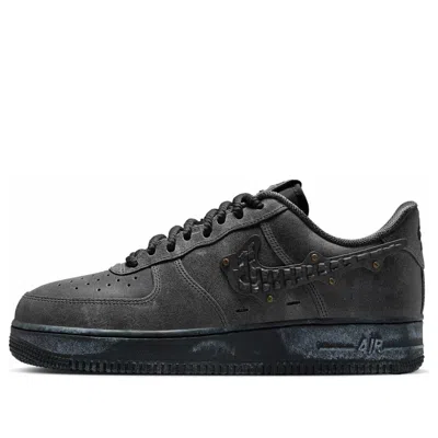 Nike Air Force 1 '07 Lv8 'medium Ash Anthracite' In Black