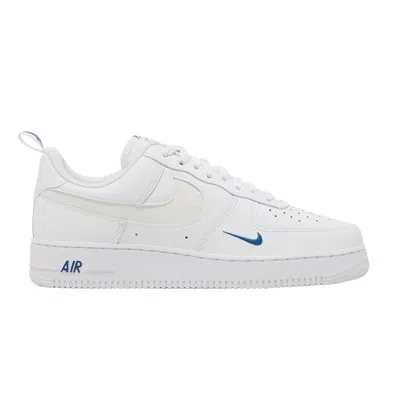 Pre-owned Nike Air Force 1 '07 Lv8 'reflective Swoosh - White Dark Marina Blue'