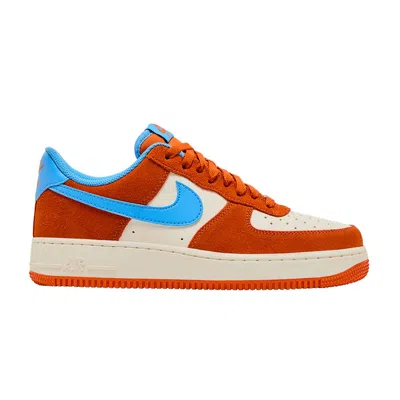 Pre-owned Nike Air Force 1 '07 Lv8 'safety Orange University Blue' | Men's Size 13
