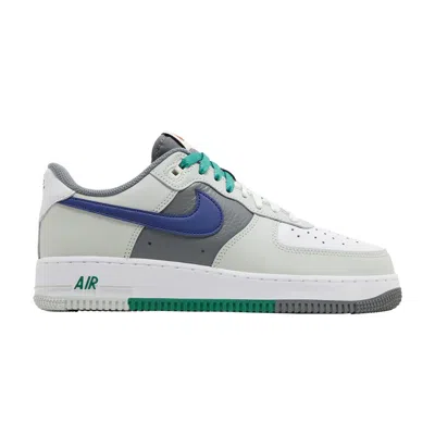 Pre-owned Nike Air Force 1 '07 Lv8 'split - Light Silver Deep Royal' In Grey
