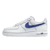 Nike Air Force 1 Sneakers With Contrast Stitch Detail In White