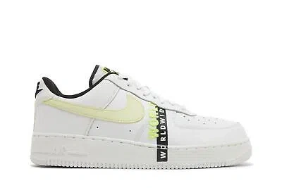 Pre-owned Nike Air Force 1 '07 Lv8 'worldwide Pack - Volt' Ck6924-101 In White/volt/black