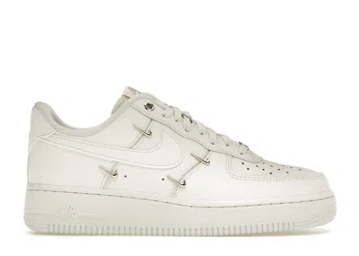 Pre-owned Nike Air Force 1 '07 Lx Cn Gold Mini Swooshes (women's) Sneakers In Sail/metallic Gold