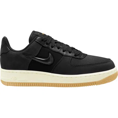 Nike Air Force 1 '07 Lx Sneaker In Black/ Sail/ Gum Light Brown