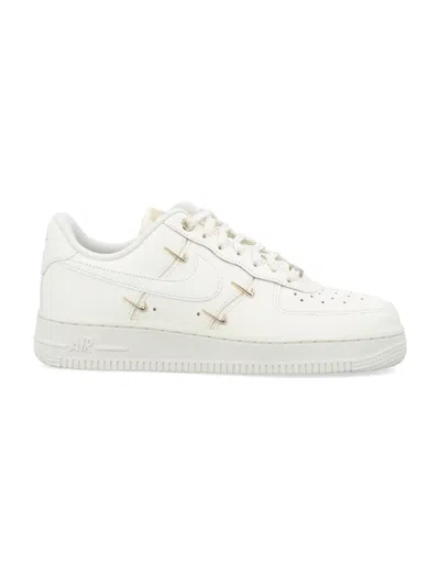 Nike (wmns)  Air Force 1 Low 'white Mini Gold Swooshes' In Animal Print