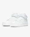 NIKE AIR FORCE 1 '07 MID DD9625-100 WOMENS WHITE ATHLETIC BASKETBALL SHOES BTV76