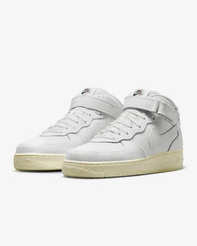 Nike Air Force 1 '07 Mid Lx Dz4866-121 Women's Us 6 White Leather Shoes Gbnc115
