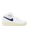 Nike Mid-top Sneakers With Perforated Toe Box In White