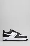Nike Air Force 1 07 Sneakers In Black Leather In Black
