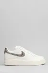 Nike Air Force 1 07 Sneakers In White Leather In White