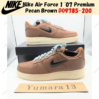 Pre-owned Nike Air Force 1 '07 Premium Vintage Pecan Brown Do9785-200 Us 4-14 Brand