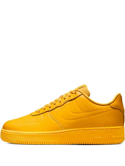 Nike Air Force 1 '07 Pro-tech "university Gold" Sneakers In Orange