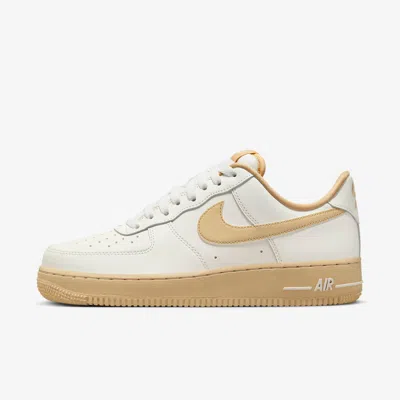 Nike Air Force 1 '07 Sail-sesame-vintage Green Fz3597-133 Women's In White