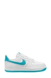 Nike Women's Air Force 1 '0 Next Nature Shoes In White/blue