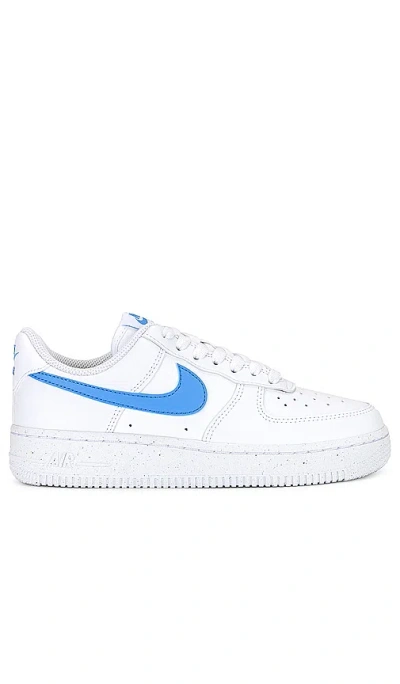 Nike Air Force 1 '07 Se Sneaker In White/blue