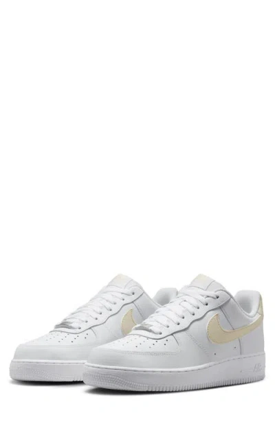 Nike Air Force 1 '07 Sneaker In White/lt Khaki/white