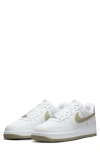 Nike Men's Air Force 1 '07 Shoes In White/neutral Olive