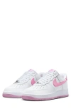 Nike Air Force 1 '07 Sneaker In White/pink Rise/white