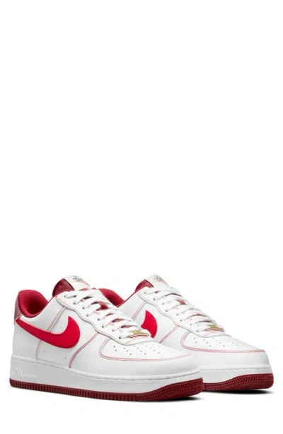 Nike Air Force 1 Low '07 "first Use In White/university Red