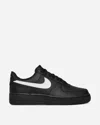 Nike Air Force 1 07 Sneakers In Black Leather In Multicolor