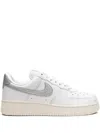 Nike Air Force 1 '07 "summit White/sail White/metallic Silver" Sneakers In White