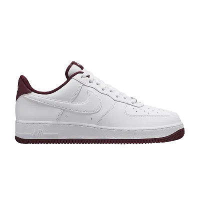 Pre-owned Nike Air Force 1 '07 'white Dark Beetroot'