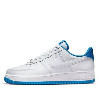 NIKE NIKE AIR FORCE 1 '07 'WHITE LIGHT PHOTO BLUE'
