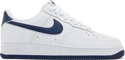 NIKE AIR FORCE 1 '07 WHITE MIDNIGHT NAVY