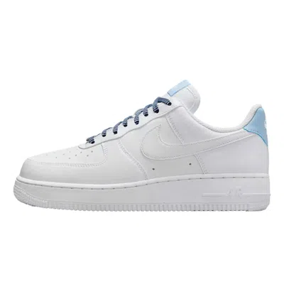 Nike Air Force 1 '07 White / White - Light Armory Blue Ib7167-101 Women's