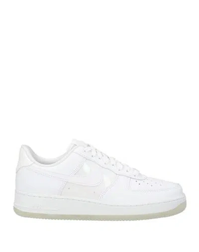 Nike Air Force 1 '07 Woman Sneakers White Size 8 Leather, Synthetisches Material