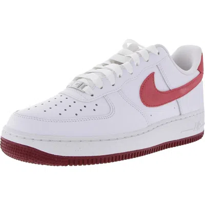 Nike Air Force 1 07 Womens Perforated Manmade Other Sports Shoes In White