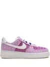 Nike Air Force 1 '07 Woven Together "pink" Sneakers In Pink
